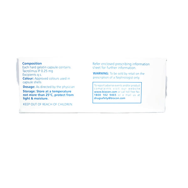 Tacrograf 0.25mg Capsule