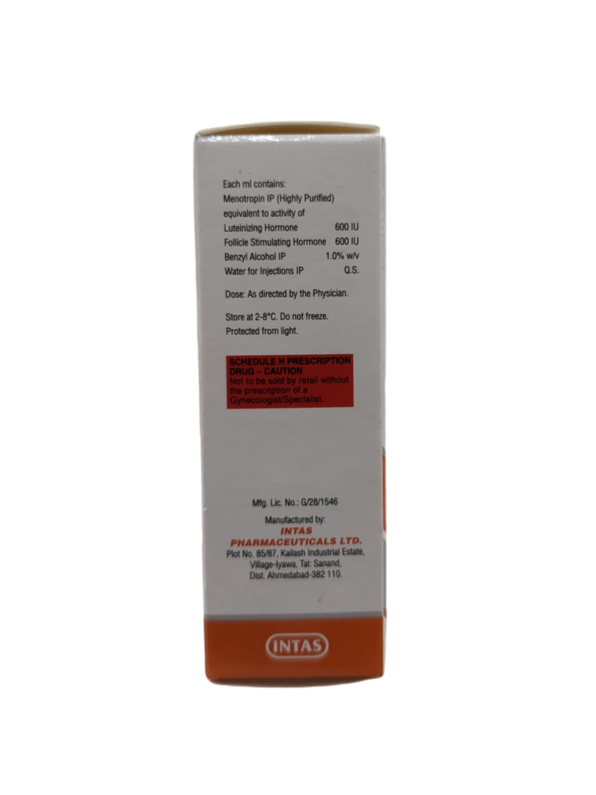 Menotas XP 600iu Injection