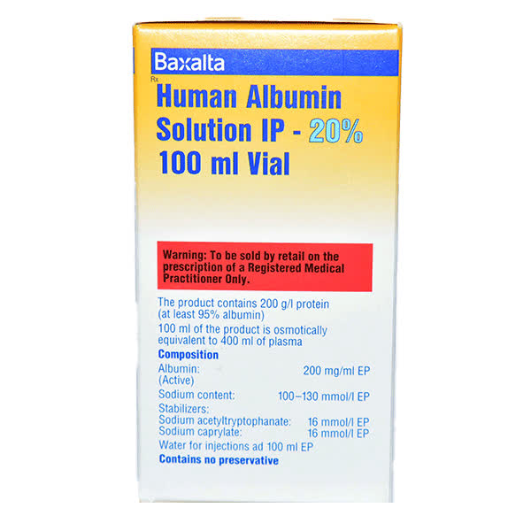 HUMAN ALBUMIN 20% 100ML