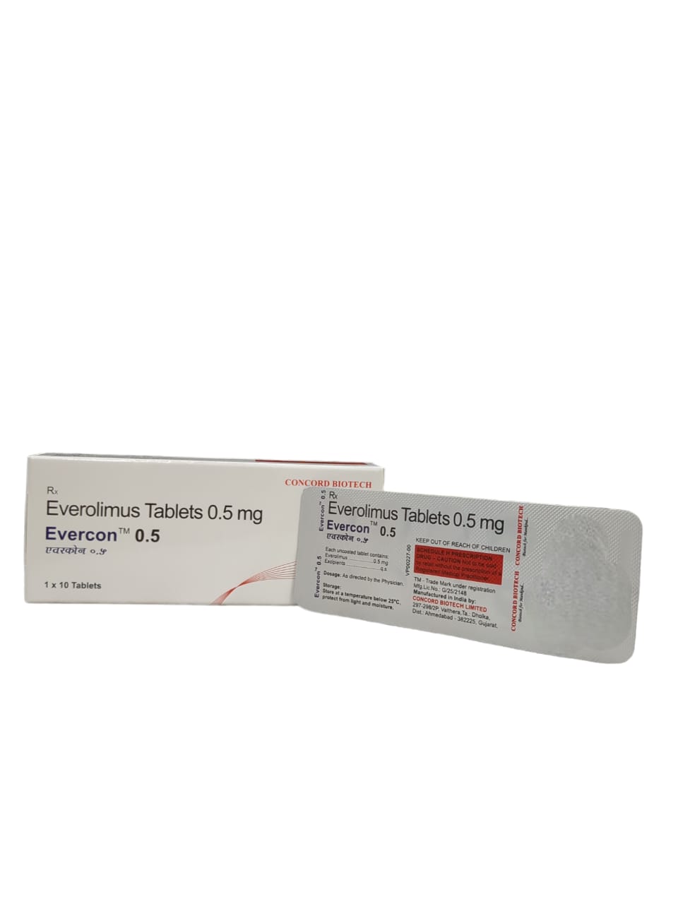 Evercon 0.5mg Tablet