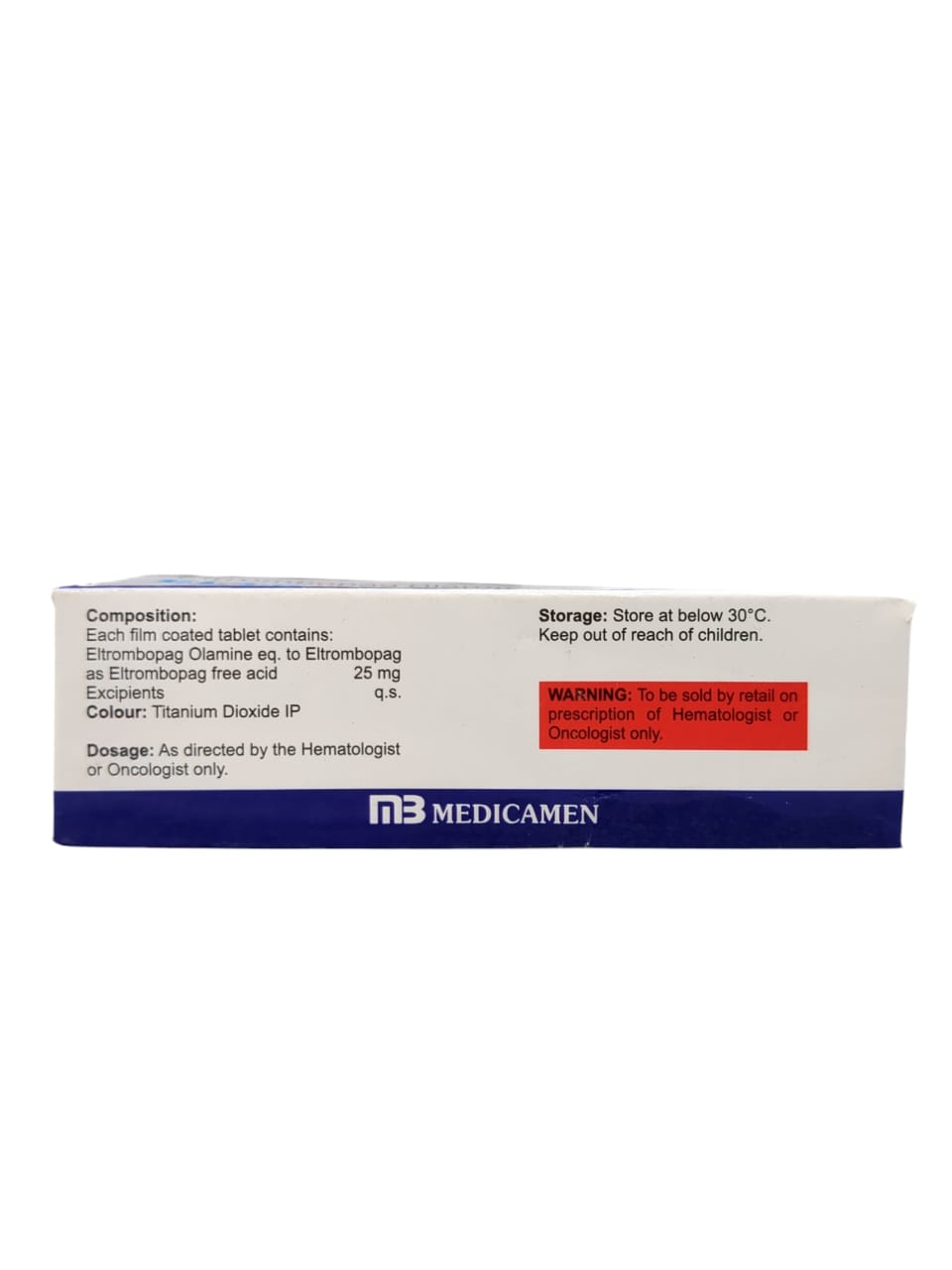 Eltropag 25mg Tablet