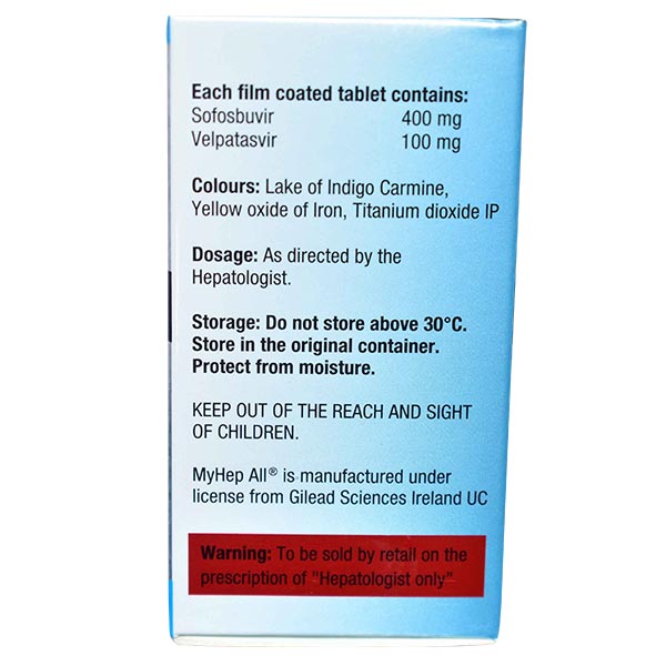 Myhep All 400mg/100mg Tablet