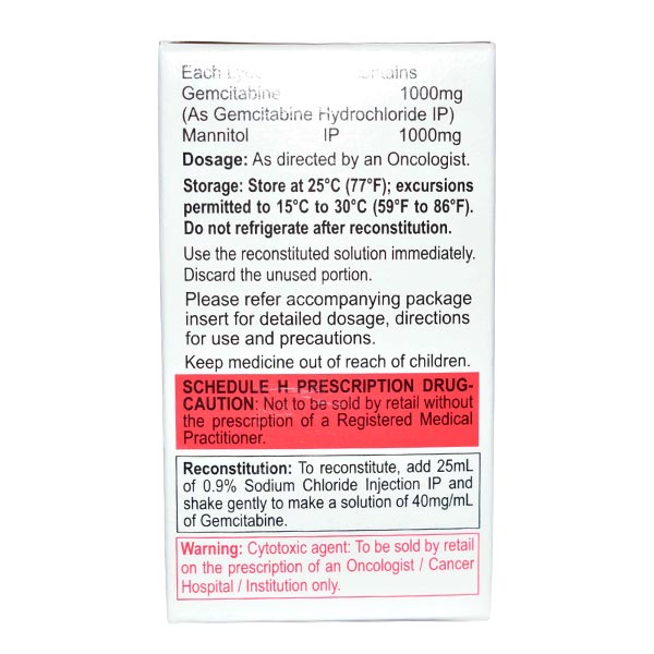 Gemget 1000mg Injection