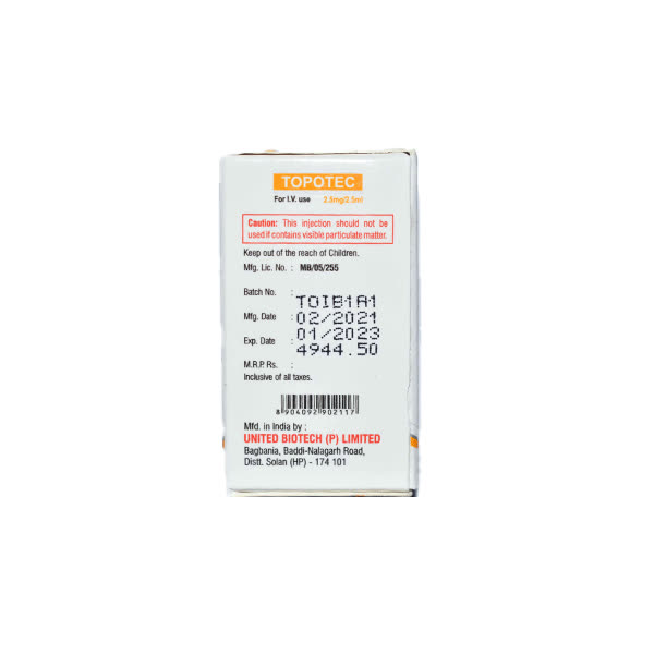 Topotec 2.5mg Injection
