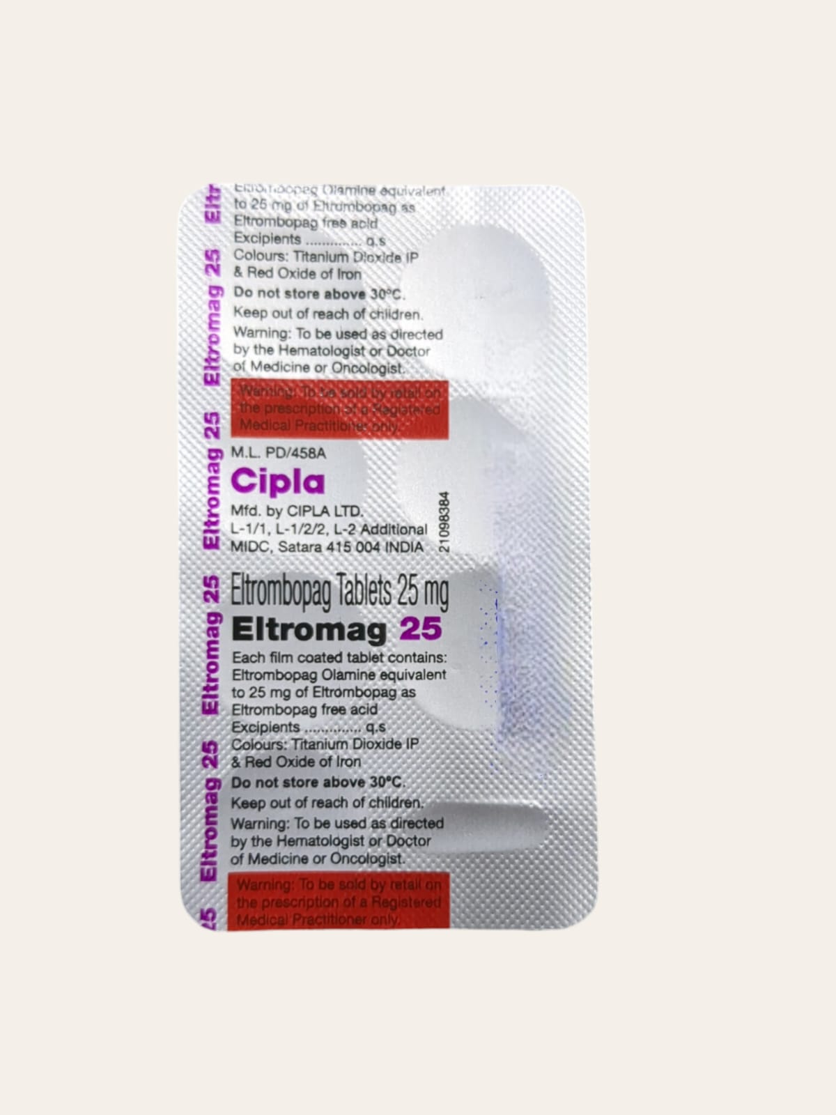Eltromag 25mg Tablet