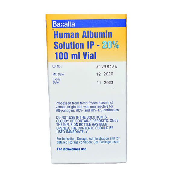 HUMAN ALBUMIN 20% 100ML